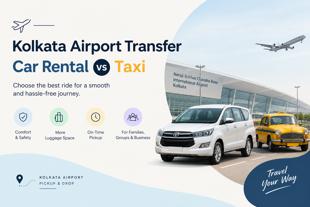 Kolkata Airport Transfer – Car Rental vs Taxi